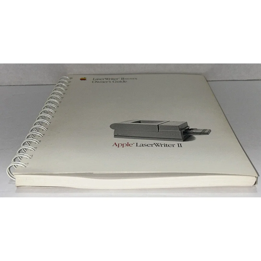 Macintosh‎ LaserWriter IINT/NTX Owner's Guide 1988 Apple Collector Vintage